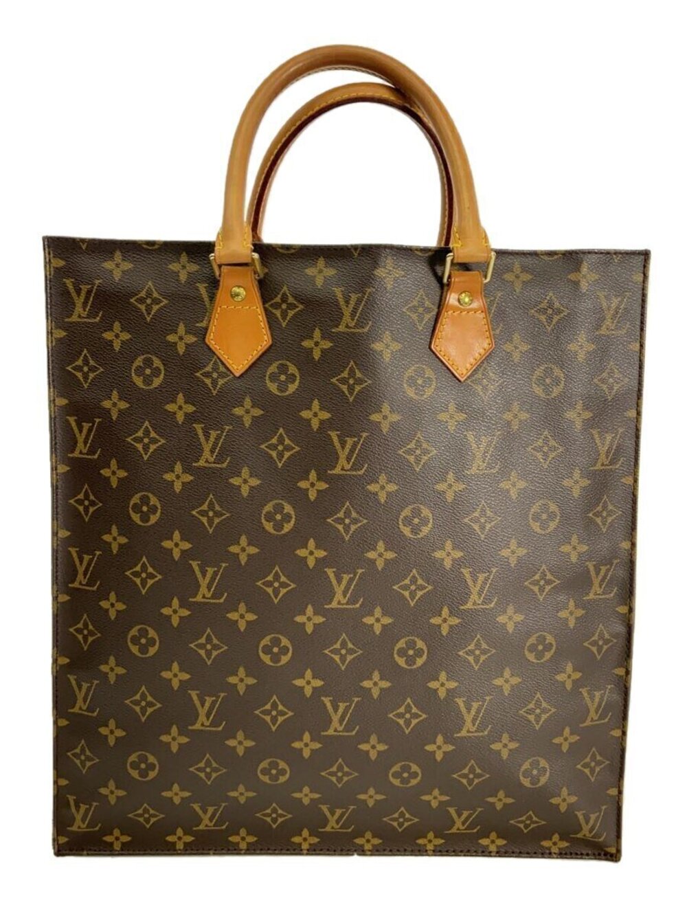 Louis Vuitton Sac Plat Monogram Canvas Brown